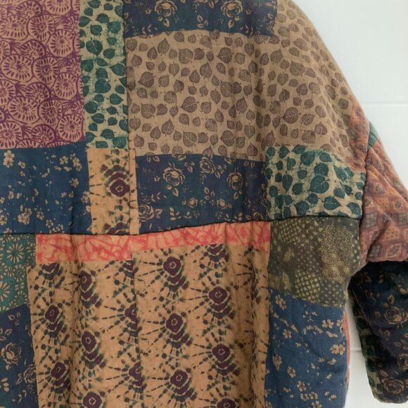 Unique Autumn/Winter 100% Cotton Quilted Jacket, M/L, multicolor - Picture 5 of 12